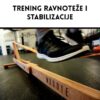 Balansa Slackline - Woodie Indoor Slackline, Trening stabilizacije i ravnoteže, fitnes oprema, balance board