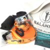 Balansa Slackline - Beginner slackline kit, universal Easy Rider 17m long, 3,5cm wide, orange