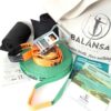 Balansa Slackline - advanced slackline kit Ultra Light 23m long and 2,5cm wide, green