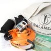 Balansa Slackline - napredni slackline set Ultra Light 23m dug i 2,5cm širok, naranča