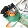Balansa Slackline - napredni slackline set Ultra Light 23m dug i 2,5cm širok, zeleni